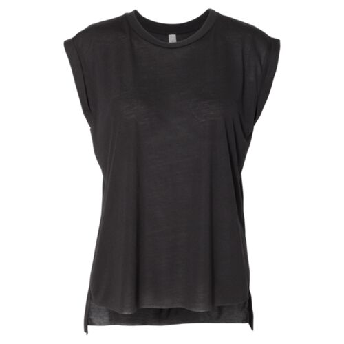 Women’s Flowy Rolled Cuffs Muscle Tee Thumbnail