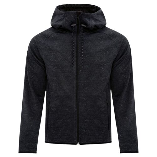 DRYFRAME® DRY TECH WATER RESISTANT FLEECE FULL ZIP HOODED JACKET. Thumbnail