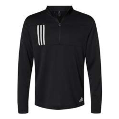 Adidas - 3-Stripes Double Knit Quarter-Zip Pullover Thumbnail