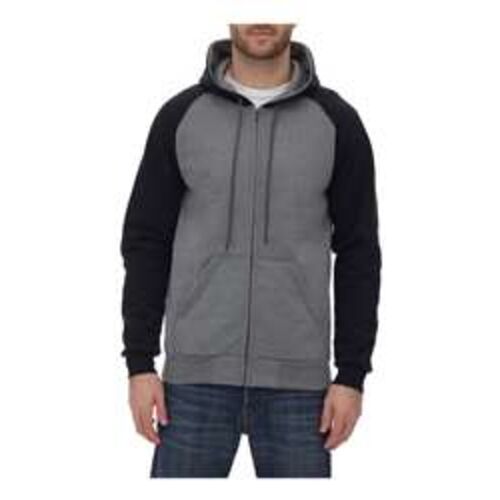 King Fashion - Fleece Raglan Hooded Full-Zip Sweatshirt Thumbnail