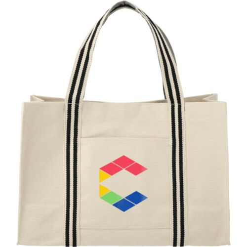 Belair 20oz Cotton Canvas Snap Tote Thumbnail