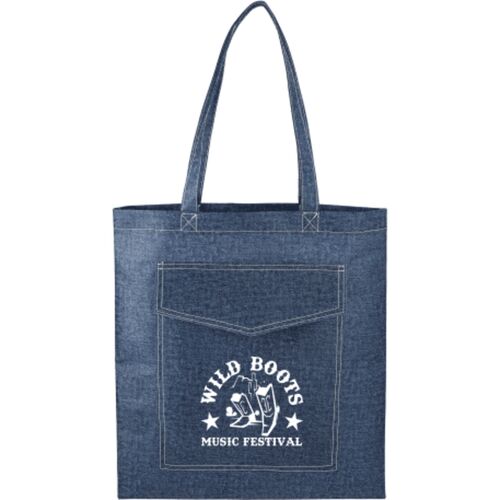 Denim Non-Woven Convention Tote Thumbnail