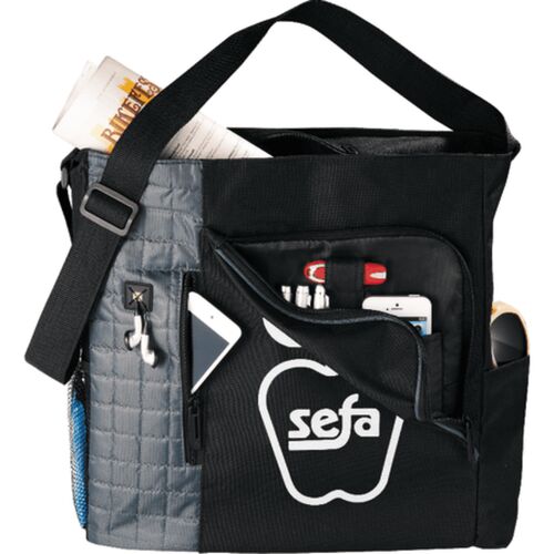 Verve Zippered Deluxe Business Shoulder Tote Thumbnail