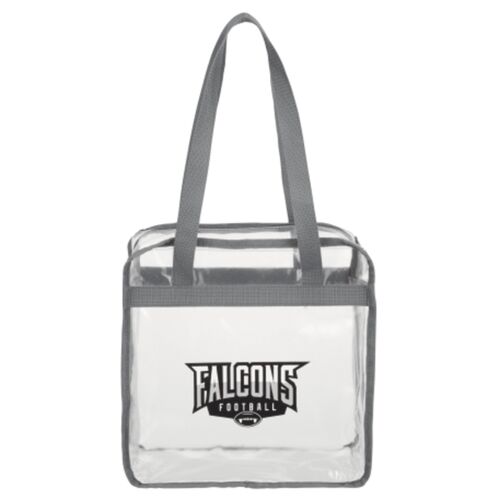 Game Day Clear Zippered Safety Tote Thumbnail